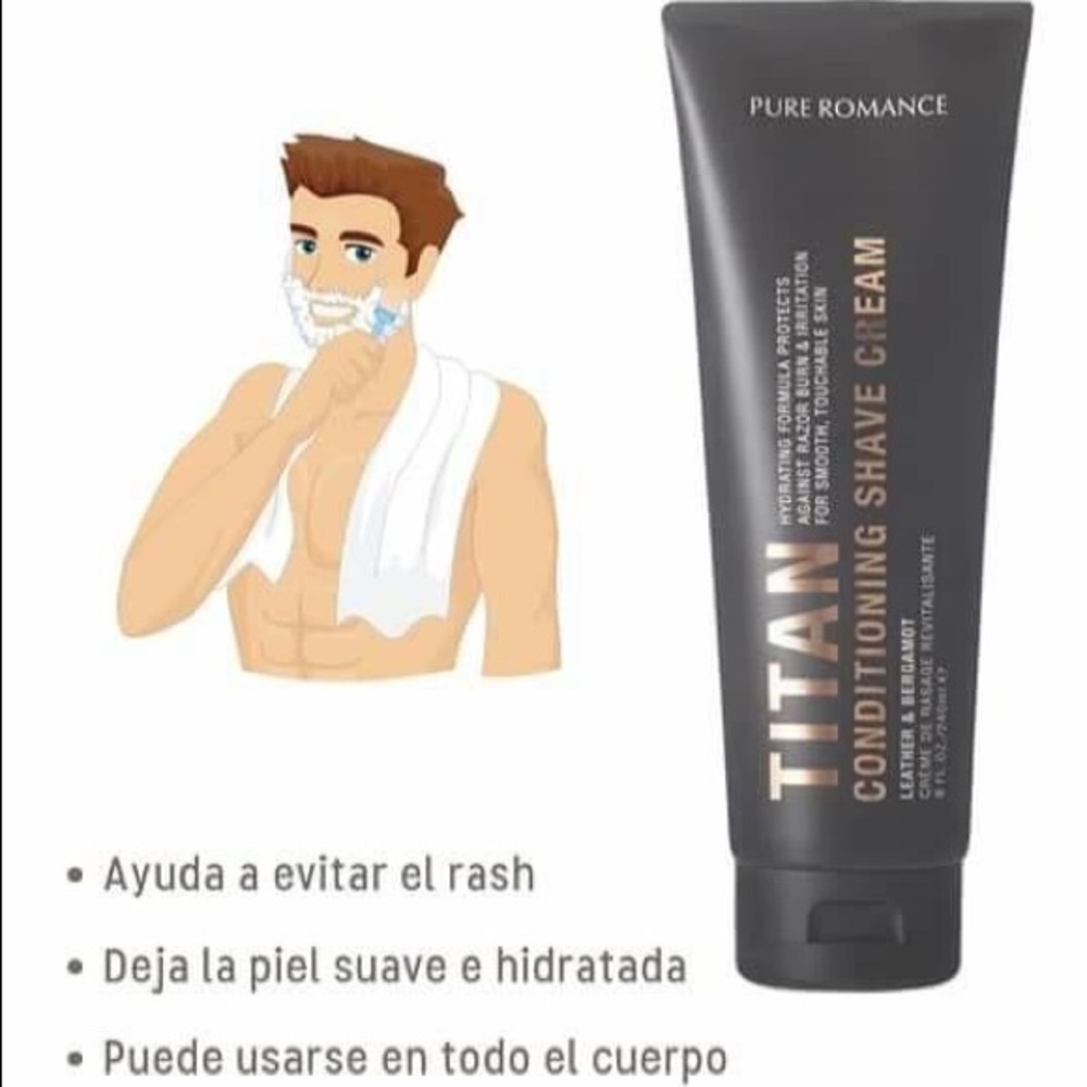 Crema de afeitar para hombre